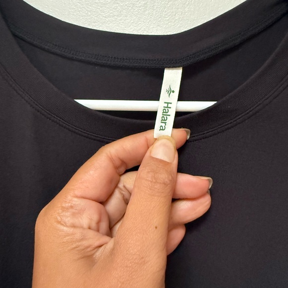 Halara Tummy Control Batwing Sleeve Flowy Midi Work Dress with Pockets XS - Picture 5 of 9